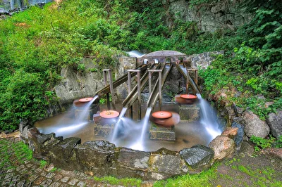 Spiel mit dem Wasser
