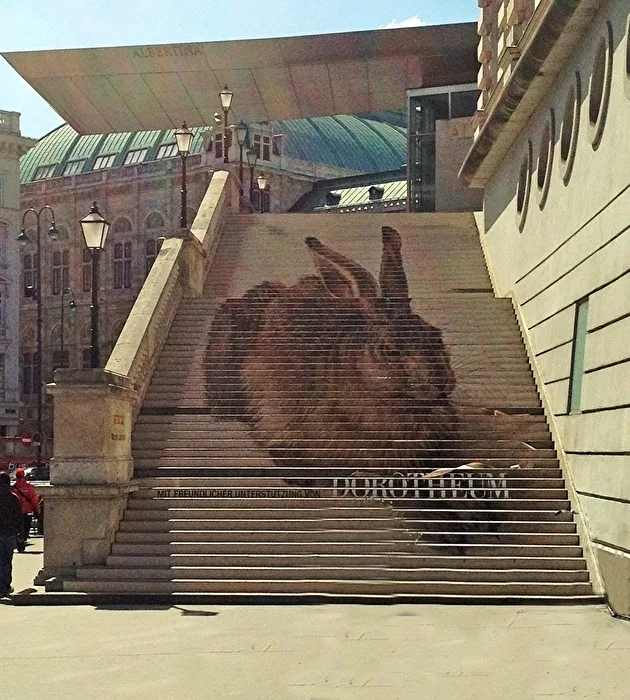 Ostern Kunst / Treppe in Wien