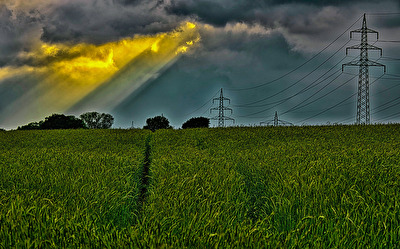 Himmlisches Zeichen.