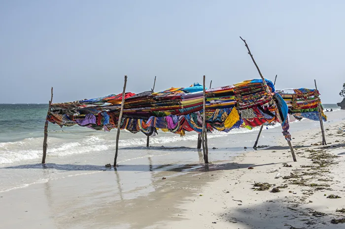 On the beach of Mombasa
