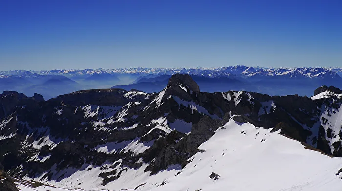 View from the highest mountain