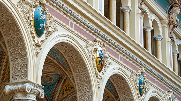 Justizpalast in Wien - Wanddetails