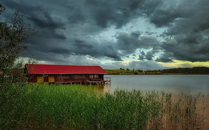 Hütte am Bannwaldsee