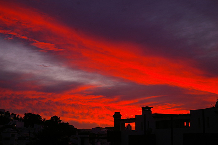 Brennender Himmel