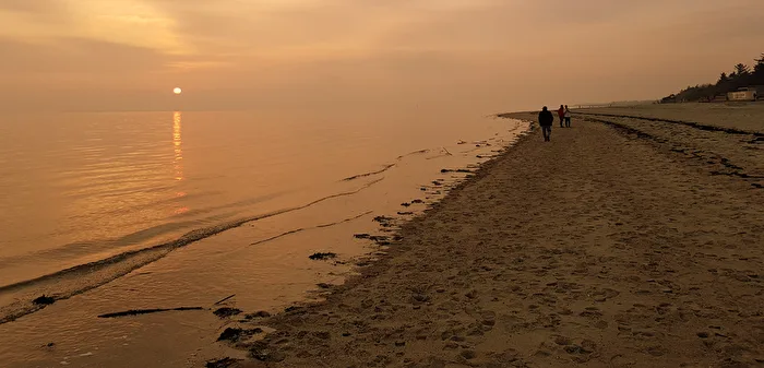 Abendstimmung am Meer.........