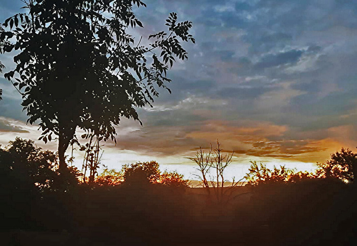 stimmungsvoller Sonnenuntergang