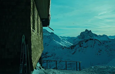 DER PATTERIOL VON DER ULMERHÜTTE AUS GESEHEN, DER PATTERIOL LIEGT IM VERWALLGEBIRGE IN TIROL, ÖSTERR
