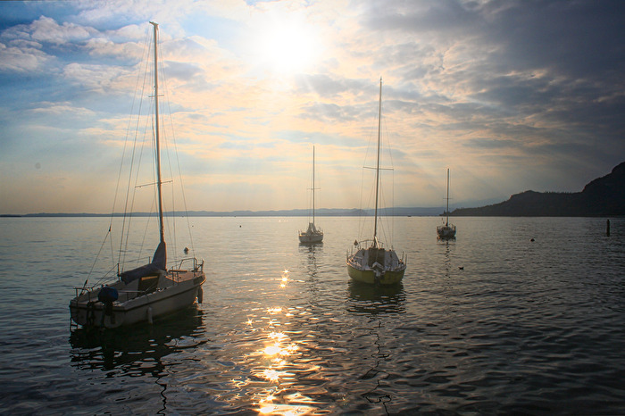 Segelboote auf dem Gardasee