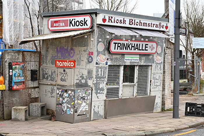 Ein alter Kiosk