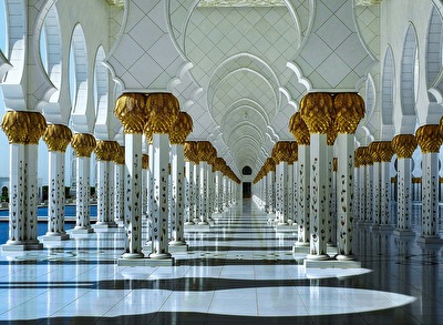 Scheich Sayed Moschee in Abu Dhabi,