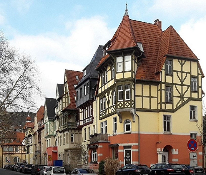 Fachwerkhäuser in Jena