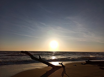 Sonnenuntergang in Fregene