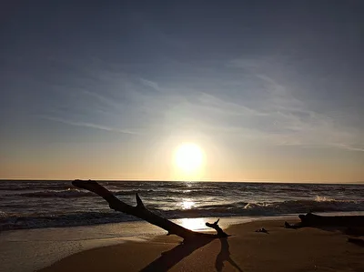 Sonnenuntergang in Fregene