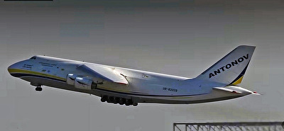 AN 124 Start in Leipzig