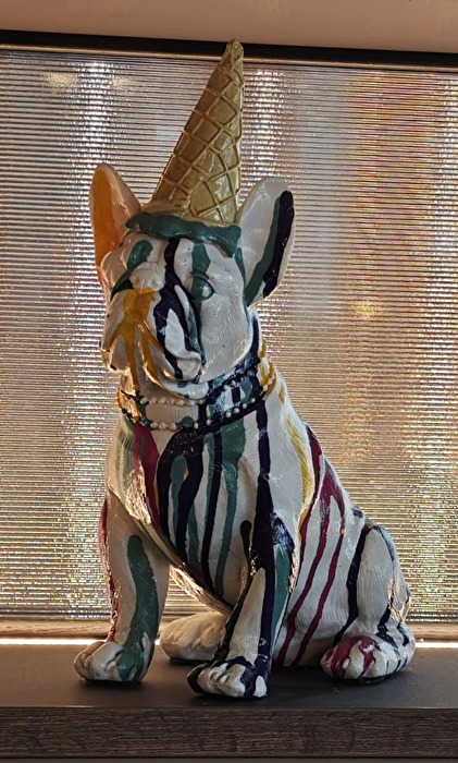 #berlin #bunt #eiscremtüte #hund #französischebulldoggen #tierisch