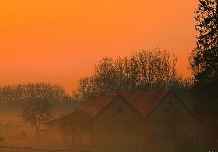 the sun rises soon