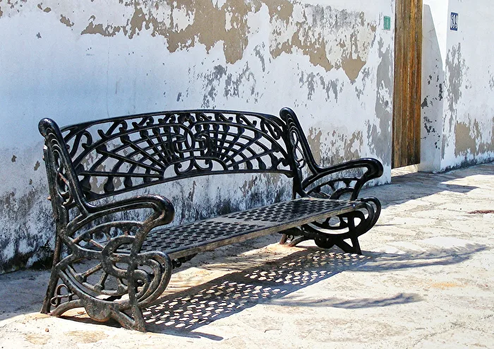 Spanish bench from years ago