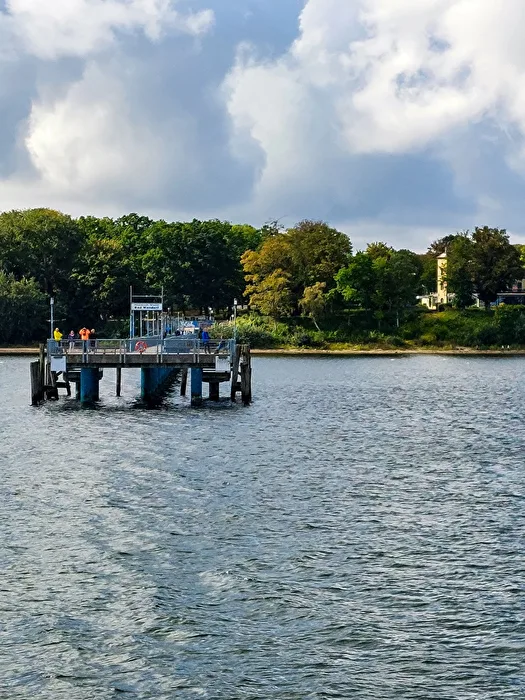 View to the pier Wendorf near Wismar 2