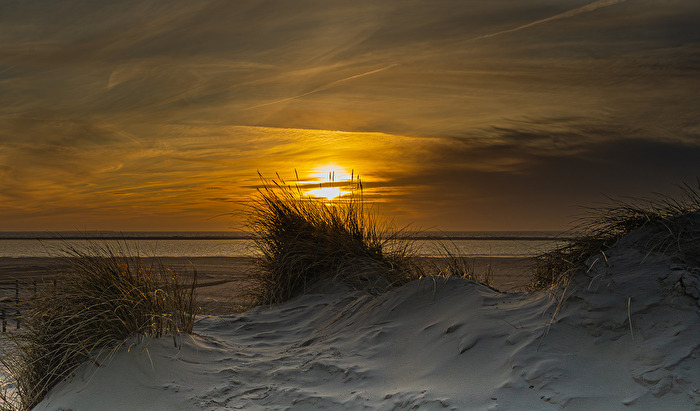 Sonnenuntergang am Strand
