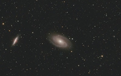 #Langzeitbelichtung  Bodes galaxien M81 und M82
