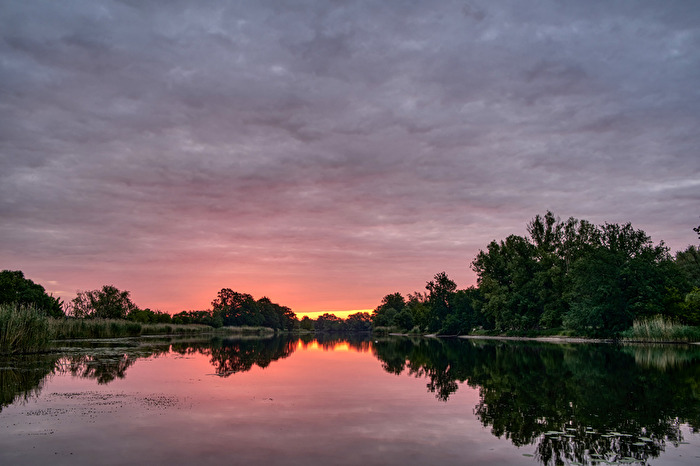 Samstag früh 04.52 Uhr, Havel bei Rathenow