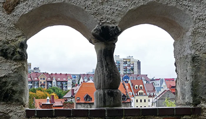 Blick nach Zgorzelec von Görlitz in Sachsen