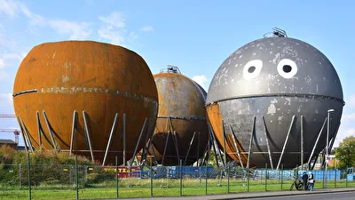 Ausgedient Gasballons Aachen