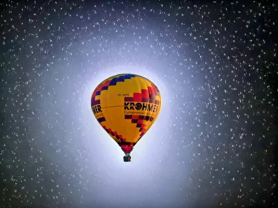 Funky Heißluftballon