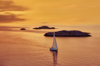 Meer Schärengarten in der Ostsee vor Göteborg