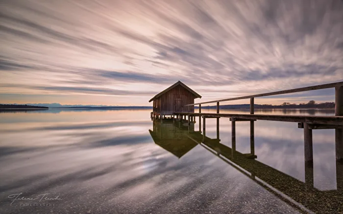 Piers at Ammersee