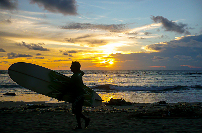 Sonnenuntergang auf Bali