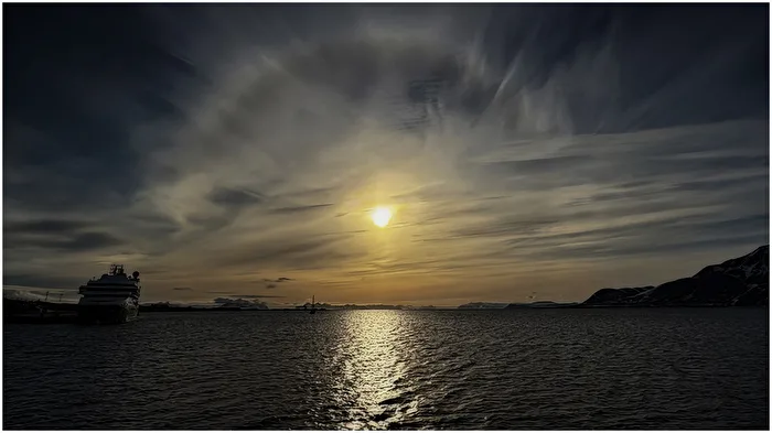 Halo auf Spitzbergen