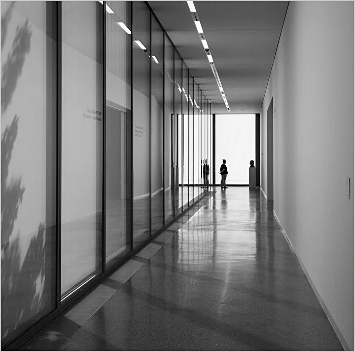 Silent Dialogue at the End of the Aisle