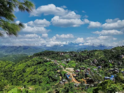Blick auf Kathmandu