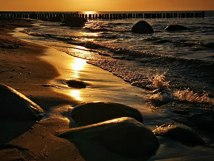 Sonnenuntergang an der Ostsee