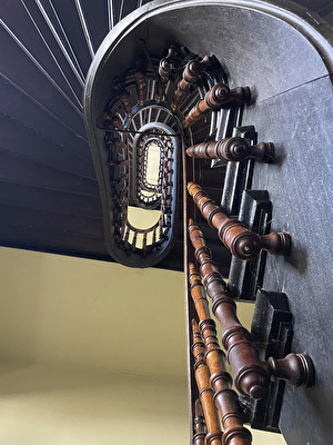 Wendeltreppe von untern gesehen