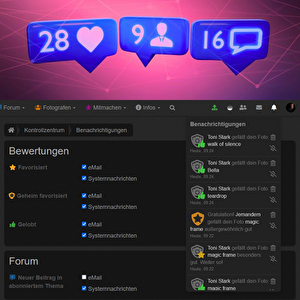 Notifications concernant les évaluations