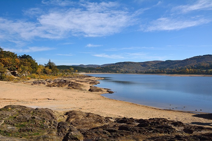 Das Reservoir von Saint-Ferréol