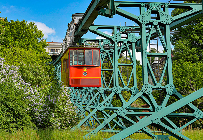Schwebebahn in Dresden