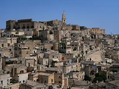 Blick auf Matera