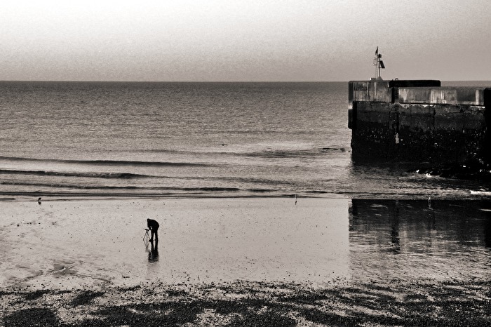 the photographer at the beach