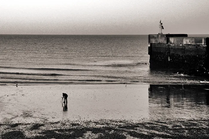 the photographer at the beach
