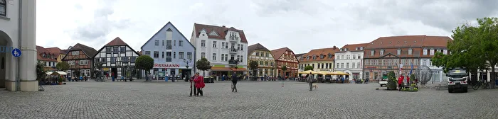 Marktplatz in Waren / Müritz