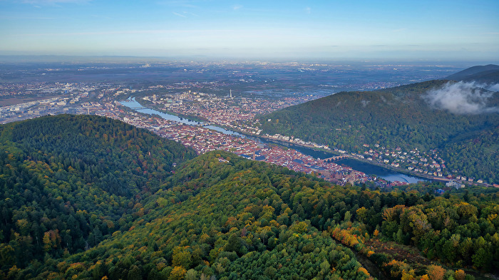 Heidelberg vom Königsstuhl