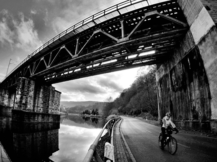 Alte Stahlbrücke bei Hann.Münden