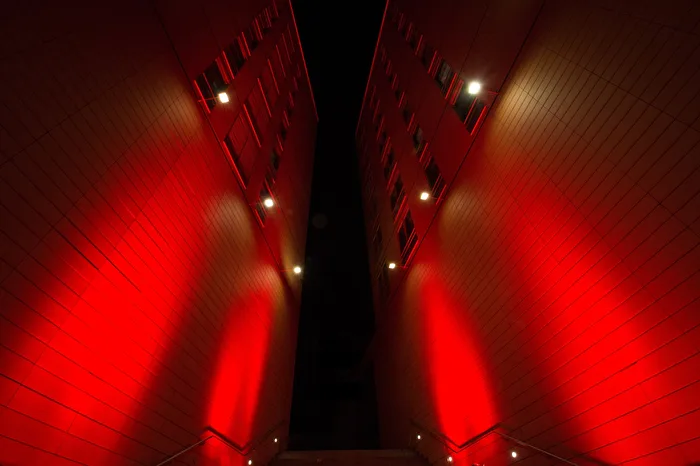 Red stairs