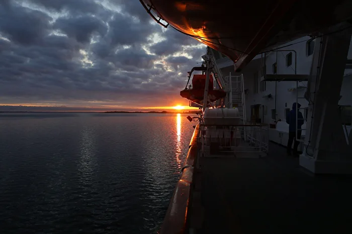 Departure in Bergen