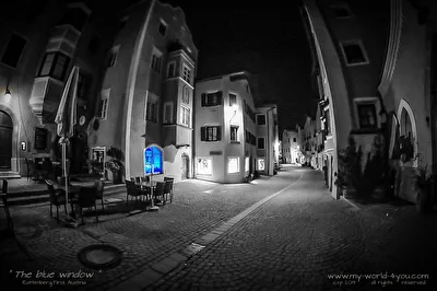 The blue window