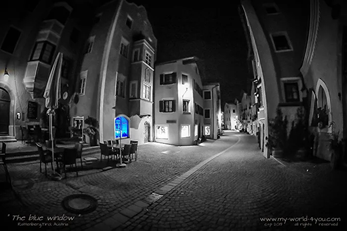 The blue window
