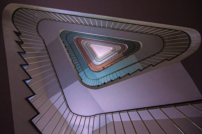 ein besonderer Treppenaufgang